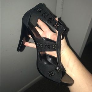 Black Michael Kors heels size 6